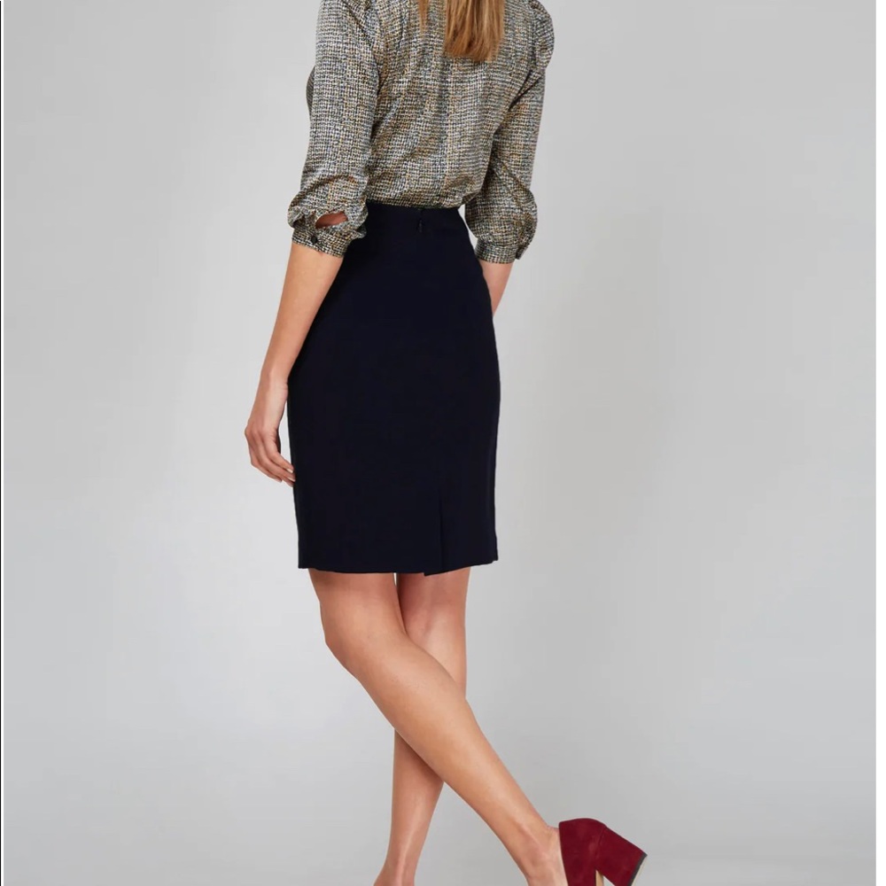 Nora Gardner || Black Pencil Multifunction Skirt. Sz. 6 View 2